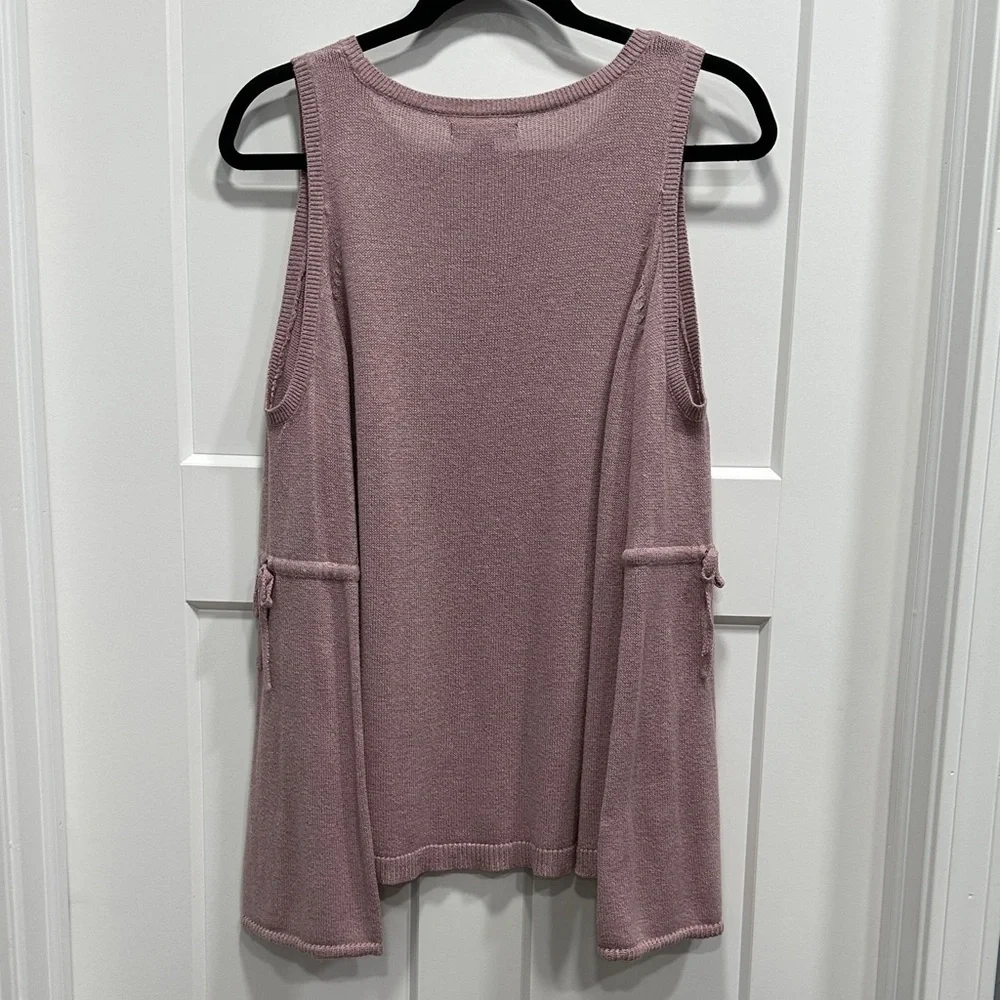 AEO Pink Cold Shoulder Sweater Size Large